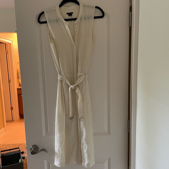 Theory Acetate Midi Dress - Picture 2 of 8